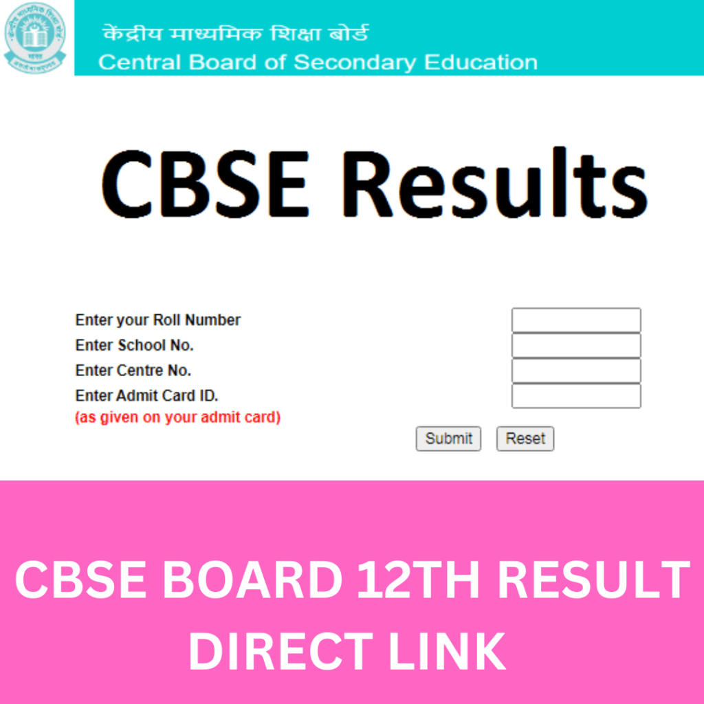 CBSE Board 12th Result 2023