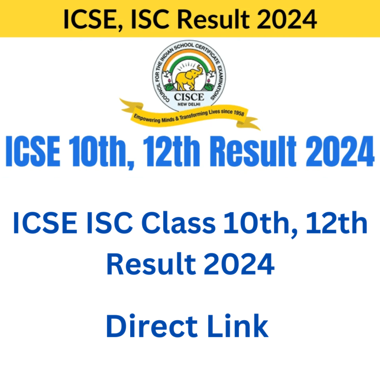 ICSE ISC Class 10th, 12th Result 2024 Science ka Mahakumbh